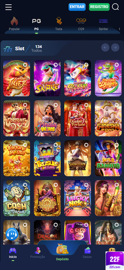 Prêmios Jogos 22f.com